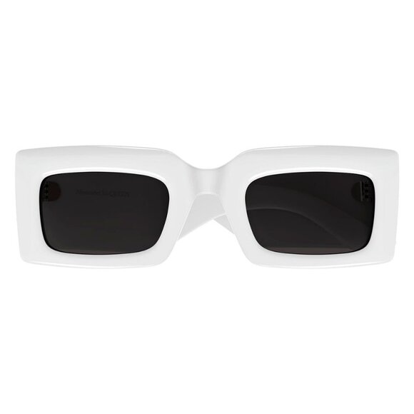 New ALEXANDER MCQUEEN White Square AM0433S 005 Sunglasses Women - Picture 2 of 3